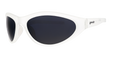 goodr sunglasses with white frames and transparent black lenses