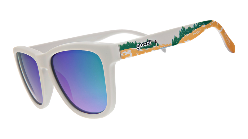 Acadia | White with forest print frames | National Parks Foundation charity sunglasses | goodr OG sunglasses
