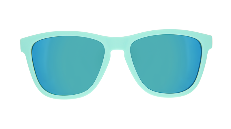 Zion National Park| Blue with orange canyon print frames | National Parks Foundation charity sunglasses | goodr OG sunglasses