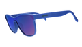 Best Dystopia Ever |Blue futuristic style sunglasses with purple lenses | goodr sunglasses