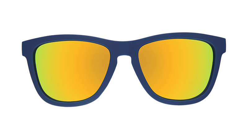Denali | Blue with snowy mountain print frames | National Parks Foundation charity sunglasses | goodr OG sunglasses