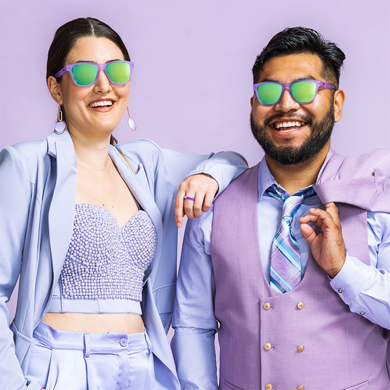 Lilac It like That | lavender purple sunglasses with green lenses| OG goodr sunglasses