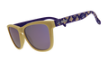 Purple and yellow University of Washington themed sunglasses